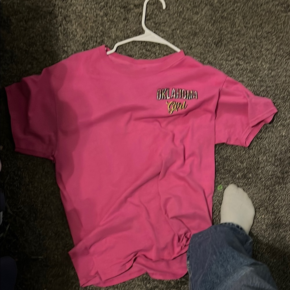 Oklahoma Girl Pink Kids T-Shirt